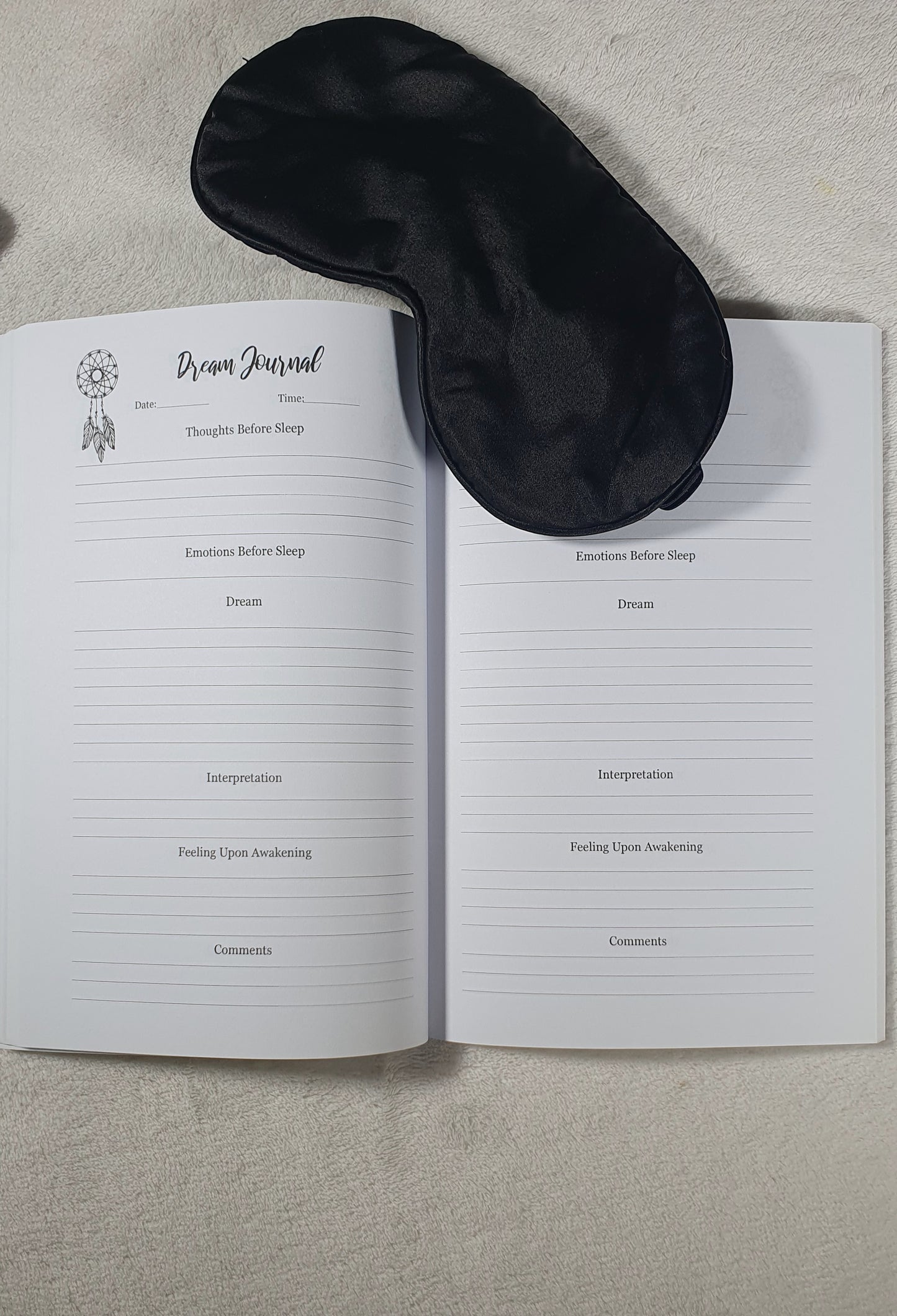 Dream Journal: Guided Prompts to Record and Track Your Dreams (Soft Cover)