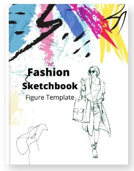 Fashion Sketchbook Figure Template - Large Female Figure Template for Easy Sketching Your Fashion Design Styles and Building Your Portfolio (Soft Cover)