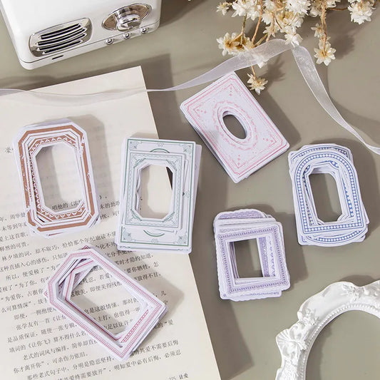 Frame Decorating Stickers for Scrap booking Journals,  Junk Journal Accessories Aesthetic