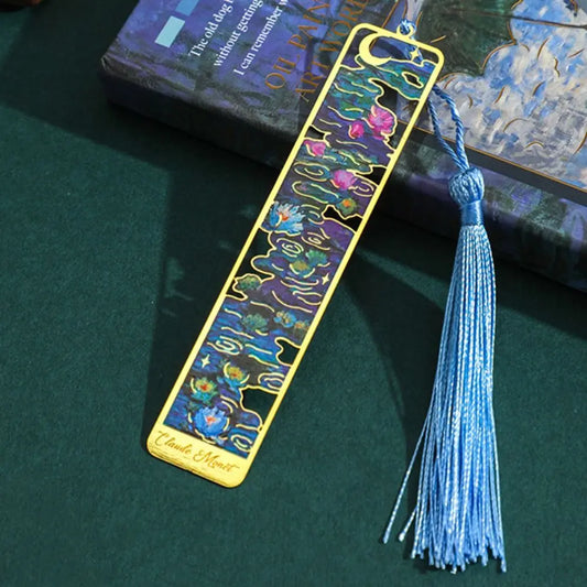 Bookmark - Tassel Pendant Metal Bookmark, Retro bookmark